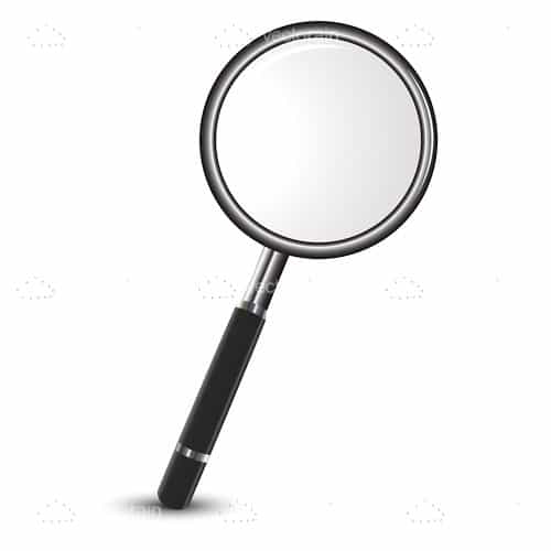Illustrated Magnifying Glass